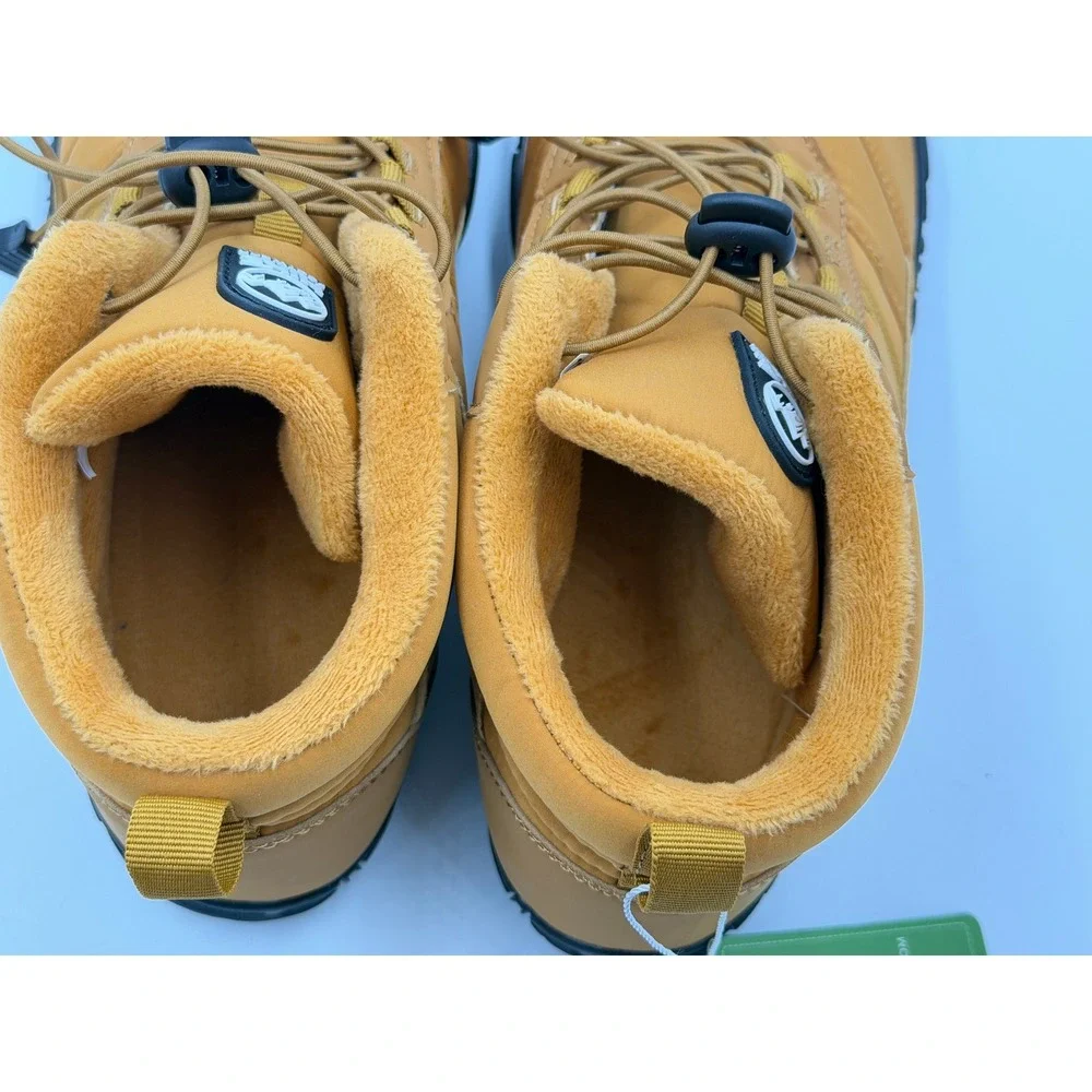 HIKE Footwear HF Barefoot Winter Boots Mens EU 42 Yellow Insulated Wide Toe Box